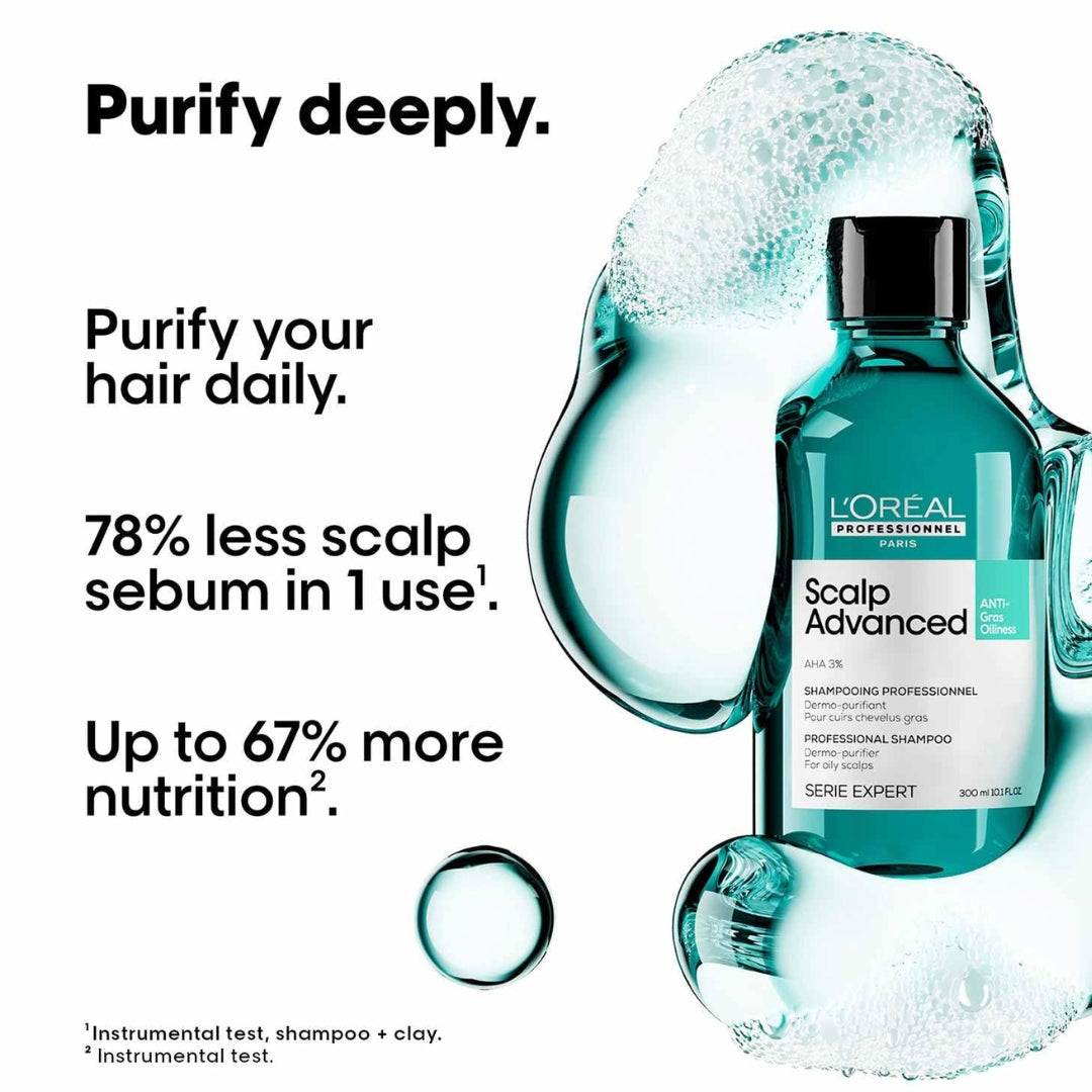 L'Oréal Scalp Advanced Anti Gras Oilines Shampoo 300ml