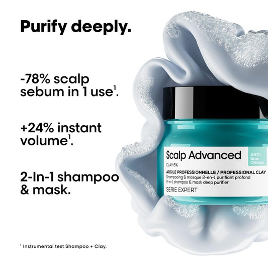 L'Oréal Scalp Adv Anti Grass Oiliness Mask 250ml
